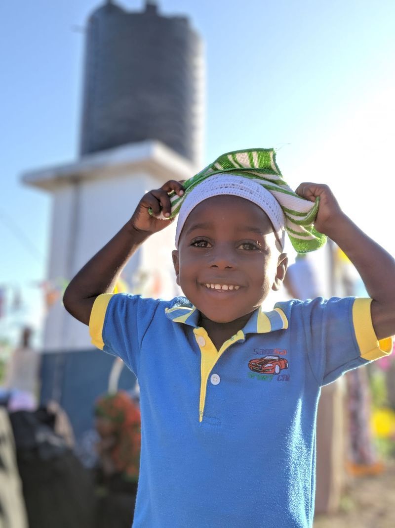 Community members working together